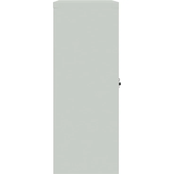 vidaXL Aktenschrank Hellgrau 90x40x105 cm Stahl 339737 – Bild 4