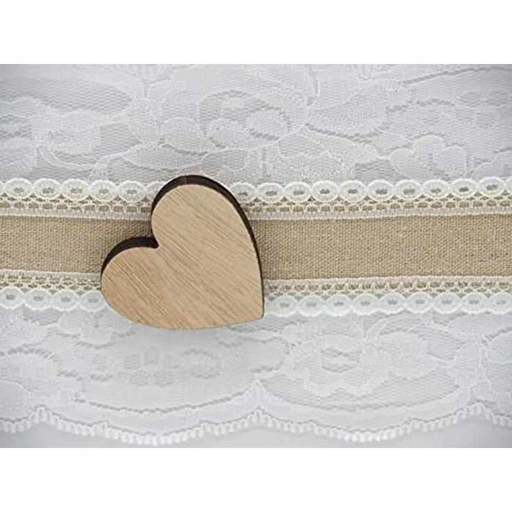ZauberDeko Geschenkbox Briefbox Kartenbox Vintage Herz Spitze Hochzeit Geldgeschenk Weiß – Bild 5