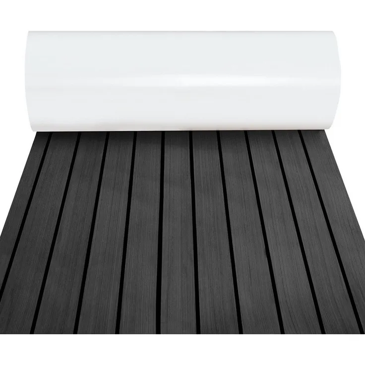 Clanmacy Bodenmatte Bodenbelag Matte Teak EVA Deck Teppich Schaum Anti-Rutsch 240*90CM