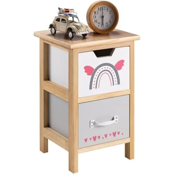 CARO-Möbel Kommode ESTA, Kommode ESTA, Kinderzimmer Möbel, Deko, Holz Natur