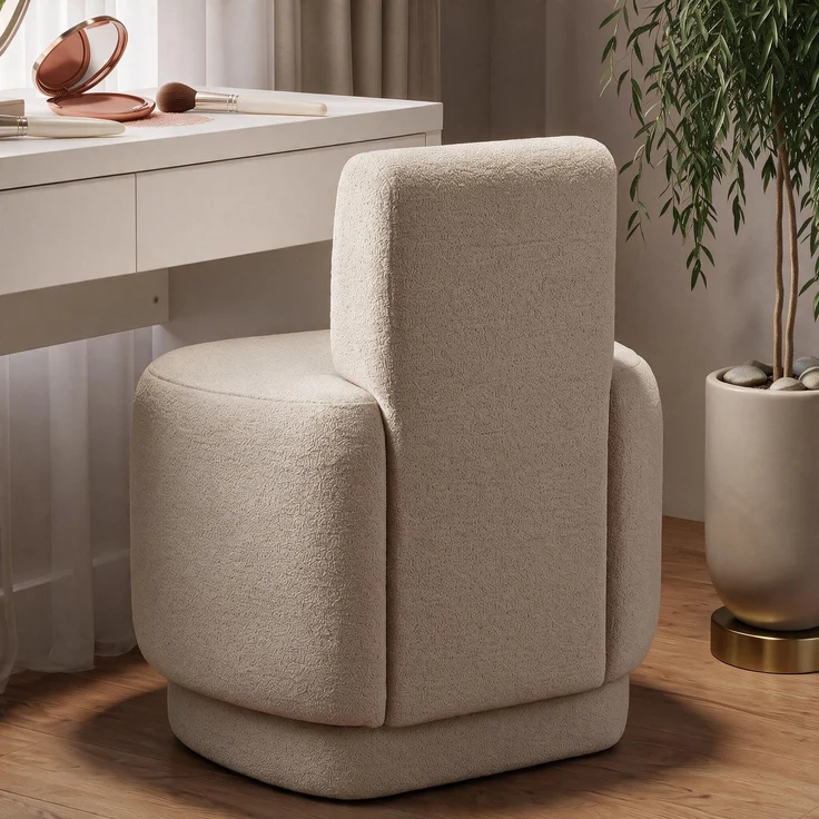 Hanah Home 'Guess - Latte' Ohrensessel, Latte, 51 x 63 x 63 cm – Bild 4