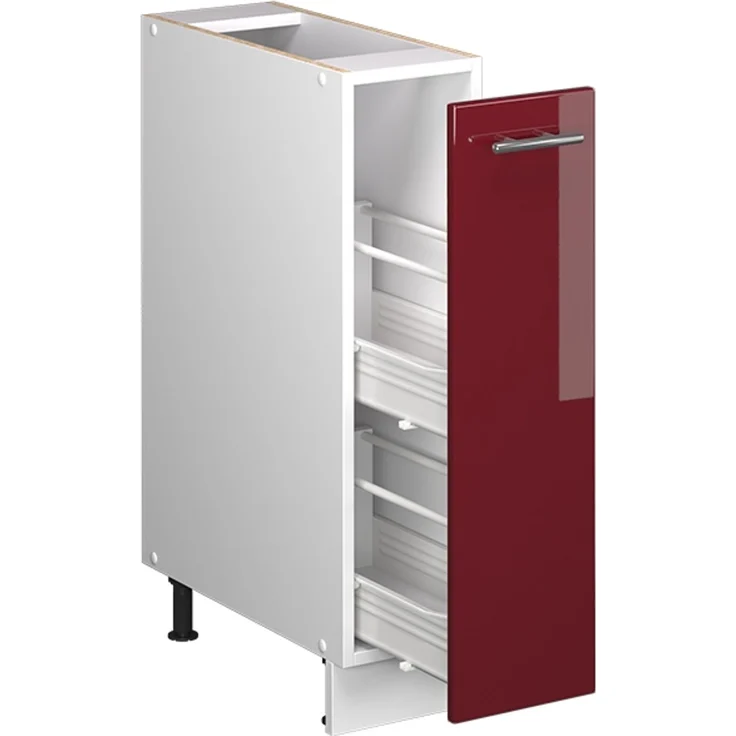Apothekerschrank Fame-Line Bordeaux Hochglanz/Weiß 20 cm, AP Eiche Vicco – Bild 6