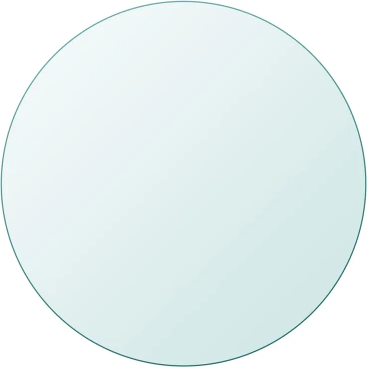 vidaXL Tischplatte aus gehärtetem Glas rund 300 mm 243624