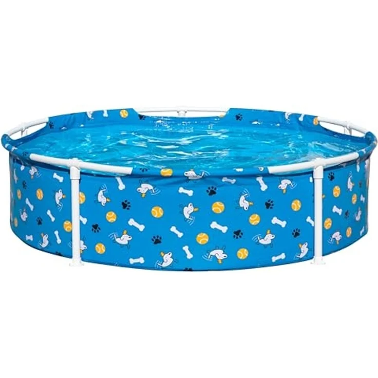 Bestway Schwimmbecken für Haustiere über dem Boden Blau 122x30,5 cm 42035756 – Bild 1