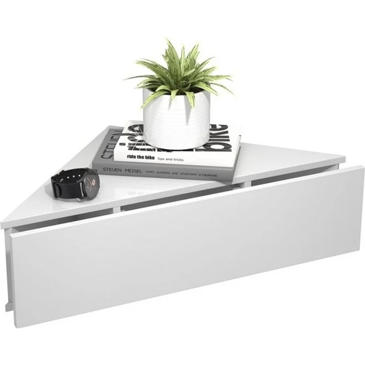 VCM Nachttisch Usal 918293 Weiß H. 15 x B. 60 x T. 43 cm – Bild 4