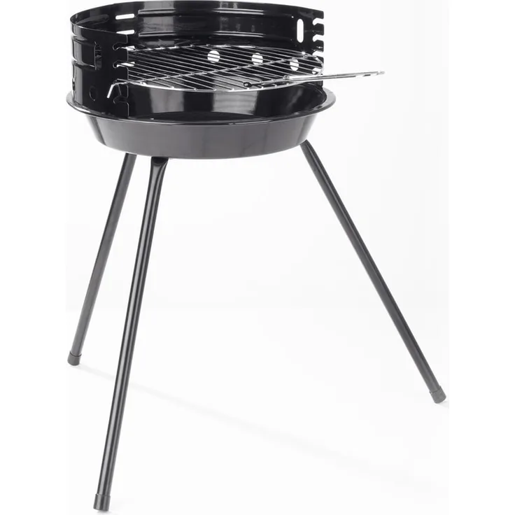 LANDMANN Holzkohlegrill, Emaille Schwarz, Ø 30 cm