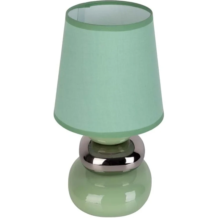 Tischlampe Wohnzimmer Tischleuchte Schlafzimmer Keramik Stoff Mint Grün 3045349 – Bild 7