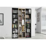 Regalwand TORO 94 System Schwarzbraun Eiche Sonoma Eiche