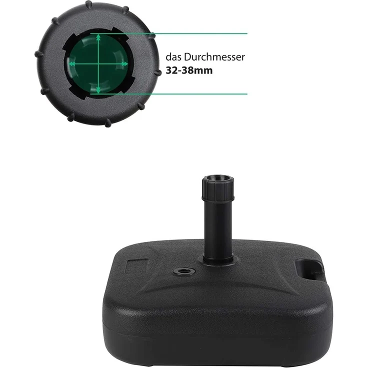 Sonnenschirmständer für Schirmstöcke bis 36-50 mm – Bild 2