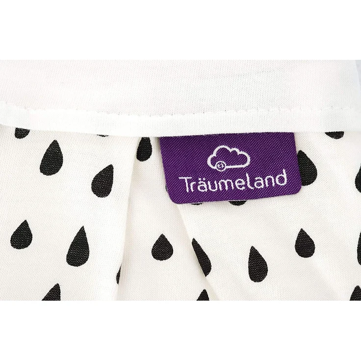 Träumeland Babyschlafsack LIEBMICH 3-teilig Set Gr. 56/62 Tropfen schwarz – Bild 7