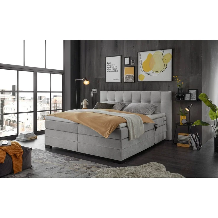 Boxspringbett Talena von ED Exciting Design – Luxus mit motorisierter Relaxfunktion, Härtegrad H2 – Bild 2
