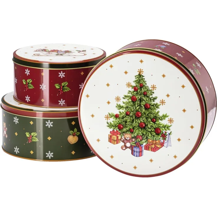 Hutschenreuther Plätzchendosen 3-teilig Happy Wintertime