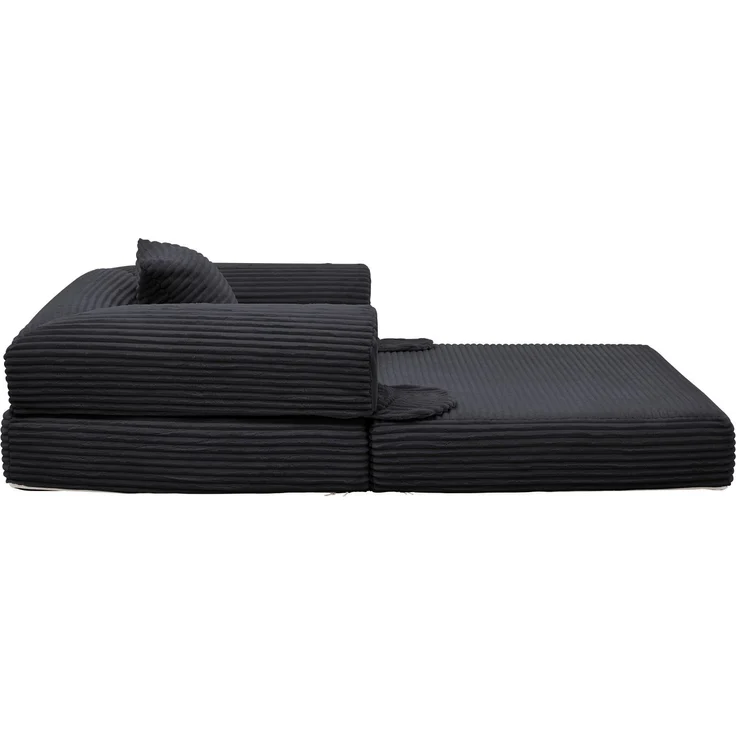 ZUBALIYA SchlafSofa mit Cordbezug, mit Schaumstoffpolsterung, ohne aufwendige Montage, für Wohnzimmer und Apartments – Bild 11
