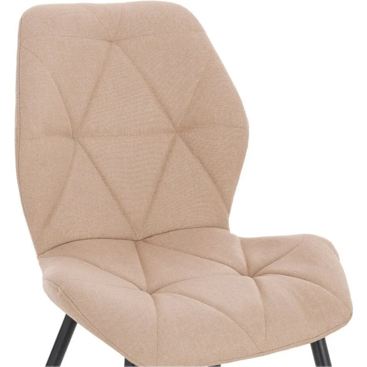 SVITA Esszimmerstuhl JAMIE (Set, 2 St), 2er Set, Küchenstühle, Stoffbezug, Beige – Bild 3