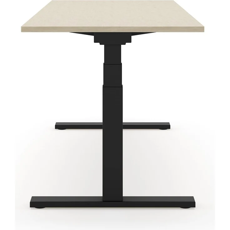 SLS 670 PRO Schreibtisch - 160 , Weiß , Silber – Bild 4