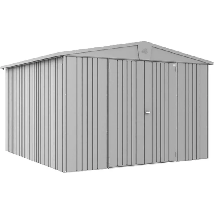 Biohort Gerätehaus Europa, 7: 316 x 300 x 209 (b x t x h) cm, silber-metallic