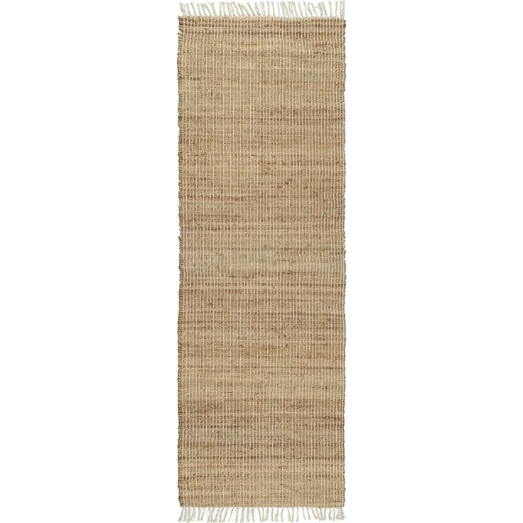 Ib Laursen - Teppich Läufer Wohnraum 80x250cm Jute Baumwolle Braun 65022-00 – Bild 5