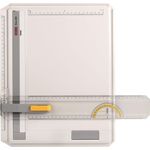 ARISTO Zeichentisch Aristo Geo Board Zeichenplatte A4 Schnellzeichendreieck, im Karton