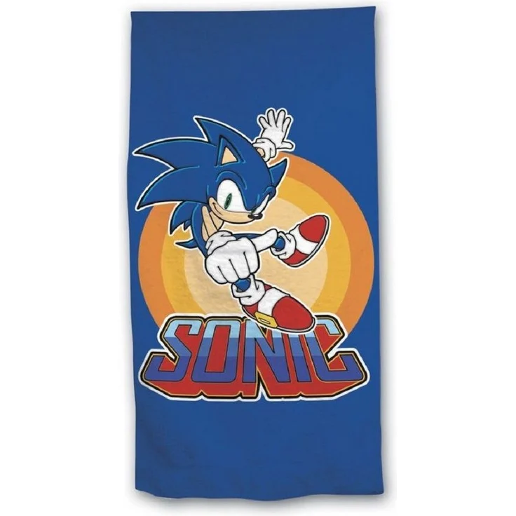 Sonic Strandtuch – Großes Handtuch 140x70 cm für Strand, Pool und Bad – Bild 1