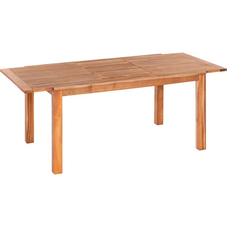 MERXX Garten-Essgruppe Batavia, (Set, 7-tlg), inkl. 6 Stapelsessel, 1 Ausziehtisch – Bild 3
