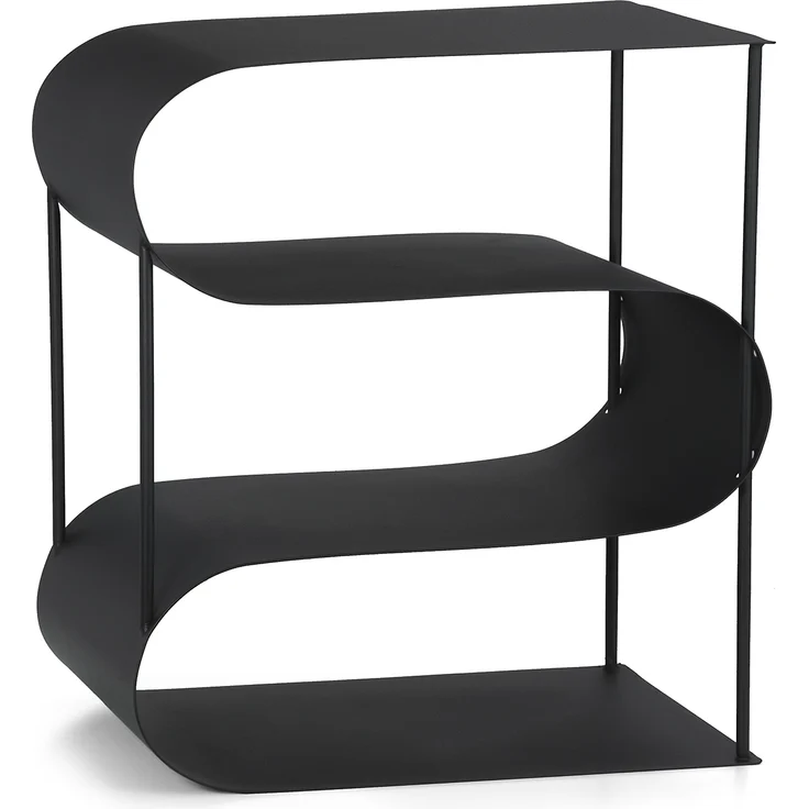 Moritz Metall Kaminholzregal Doppelte S Form Brennholzregal Feuerholzregal Stapelhilfe Holzhalter Kaminholzständer – Bild 5