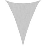 vidaXL Sonnensegel Hellgrau 5x7x7 m 100% Polyester Oxford 4000924