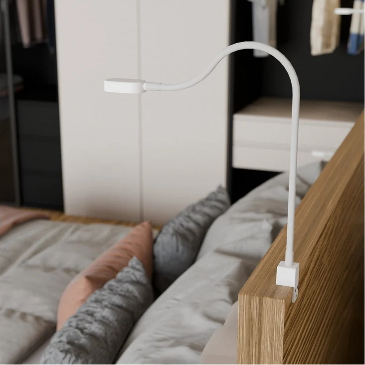 kalb Bettleuchte Ilios LED-Bettleuchte USB-C Wand- & Winkelmontage Flex Arm Dimmbar, Touch-Dimm-Schalter mit Memory, Warmweiß – Bild 3