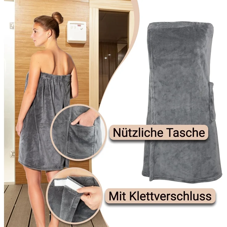 ZOLLNER Kilt, 100% Polyester, Gummizug, Klettverschluss, Klettverschluss, Gummizug, Klettverschluss, 100% Polyester, vom Hotelwäschespezalisten – Bild 4