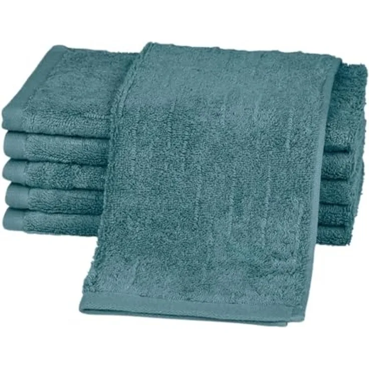 Ross Premium Uni Handtücher Boucle | Gästetuch 30x50 cm | petrol