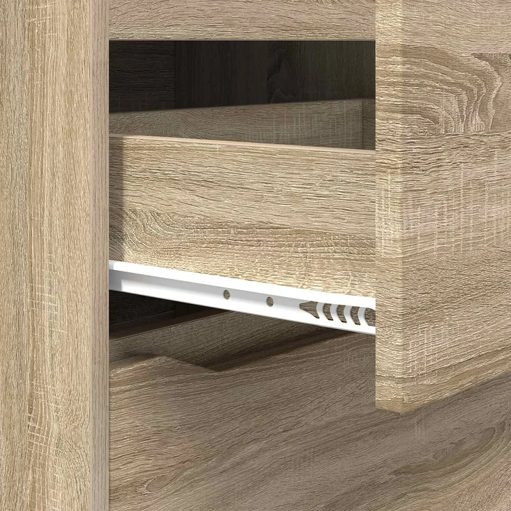 vidaXL Stauraumschränke 80 x 48 x 105 cm Holzwerkstoff Sonoma-Eiche 3406227 – Bild 11
