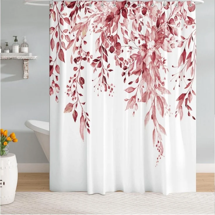 M&W DAS DESIGN Duschvorhang ​​180x200 Shower curtains Anti schimmel Duschvorhang waschbar – Bild 4