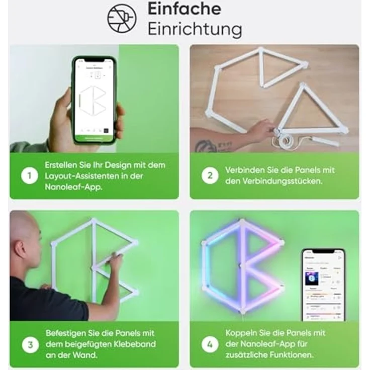Nanoleaf Lines Starter Kit - 15 PK EEK G – Bild 6