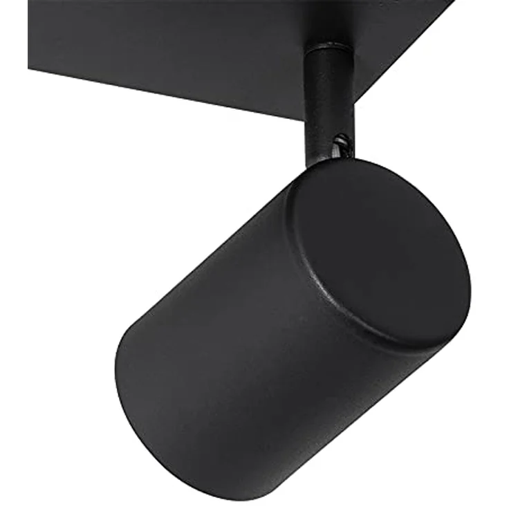 Qazqa LED Aufbaustrahler Jeana, ohne Leuchtmittel, GU10, Schwarz, Modern, Stahl, 2-flammig – Bild 6