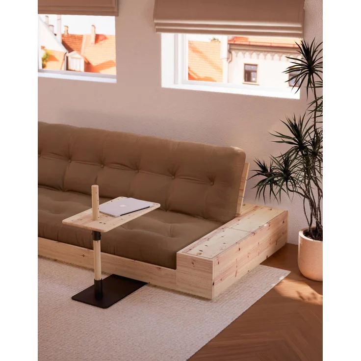Beistelltisch ADJUST TABLE höhenverstellbar Kiefer natur lackiert – Bild 5