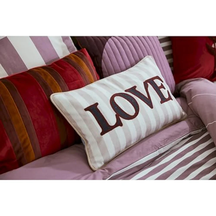 TOM TAILOR HOME Dekokissen Love, mit Leinenanteil – Bild 4