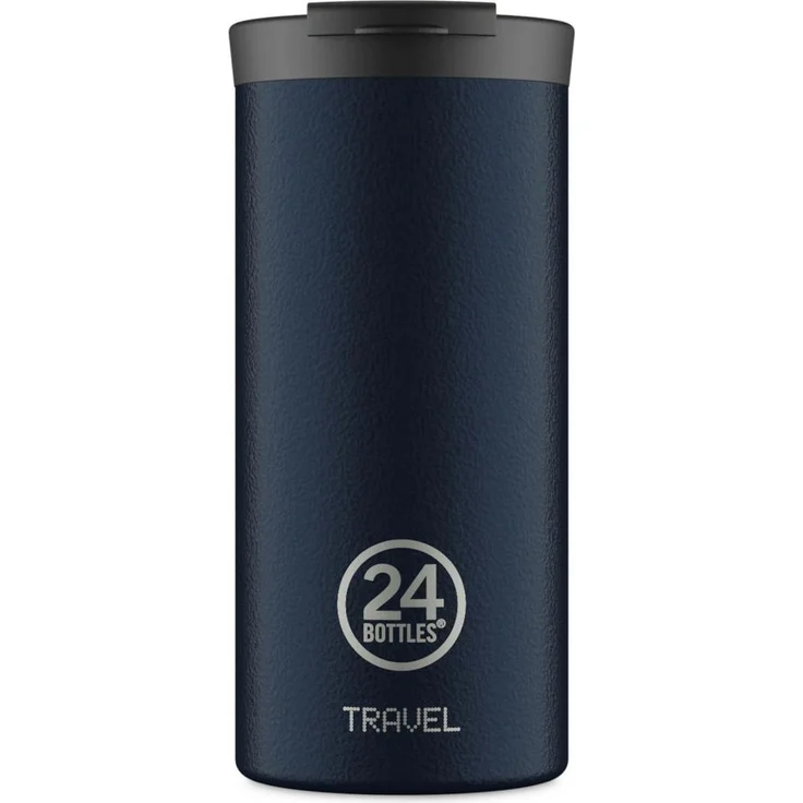 24 Bottles Trinkflasche Travel Tumbler Deep Blue 600ml – Bild 5