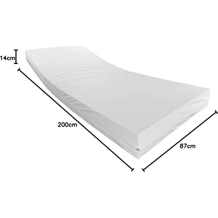 AM Qualitätsmatratzen | Standard Pflegematratze 12 x 87 x 200 cm – Bild 2