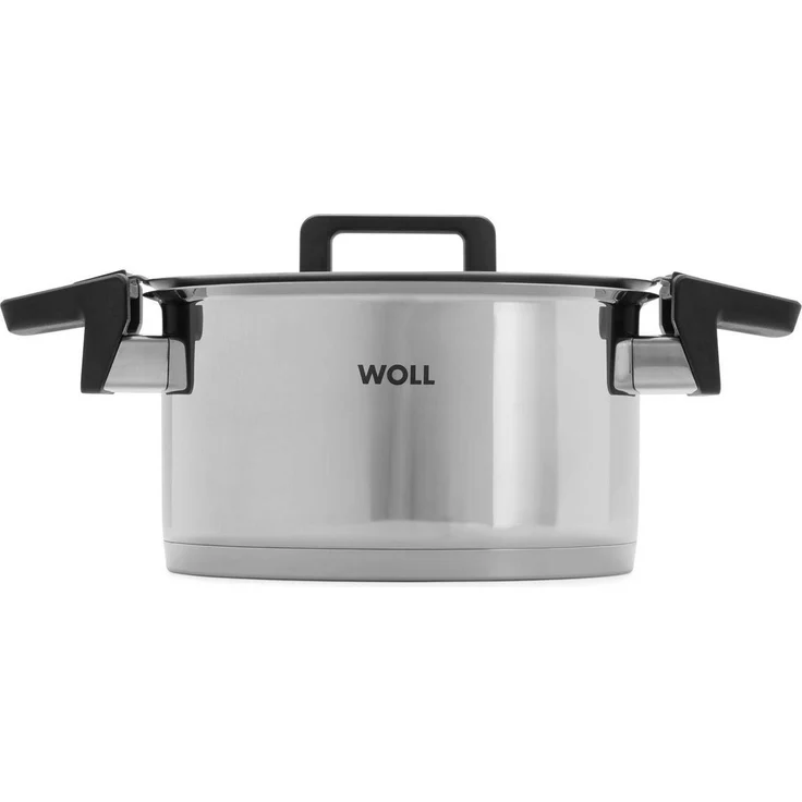 WOLL Kochtopf‑Set Concept 4‑tlg. Edelstahl 18/10 mit Alu‑Induktionsboden Ø 18/20/24/28 cm Abgießdeckel Alle Herdarten inkl. Induktion Backofenfest bis 200 °C Spülmaschinenfest – Bild 3