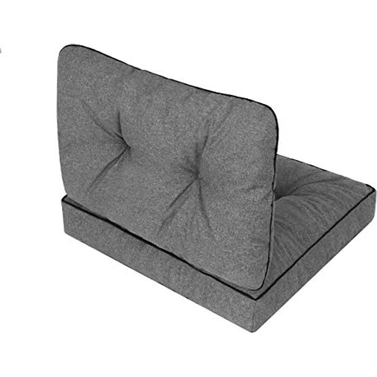 Bjird Stuhlkissen Polsterauflagen auf Rataanmöbel Emma 50 cm 60 cm 70 cm, 10 cm dicke Kissen für Rattansessel – Bild 4