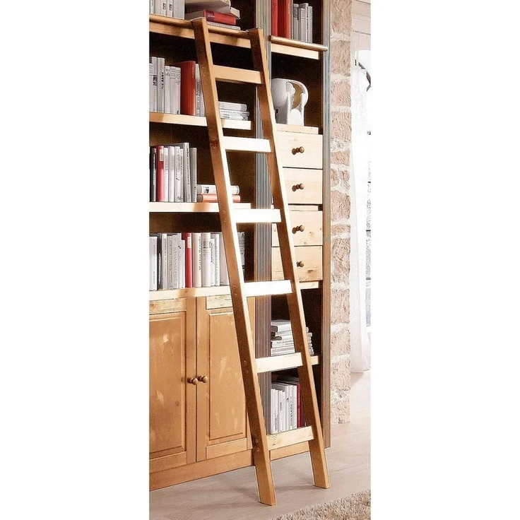 Home affaire Leiterregal Bergen, aus massivem Kiefernholz, mit 6 Trittsprossen, Höhe 188 cm – Bild 5