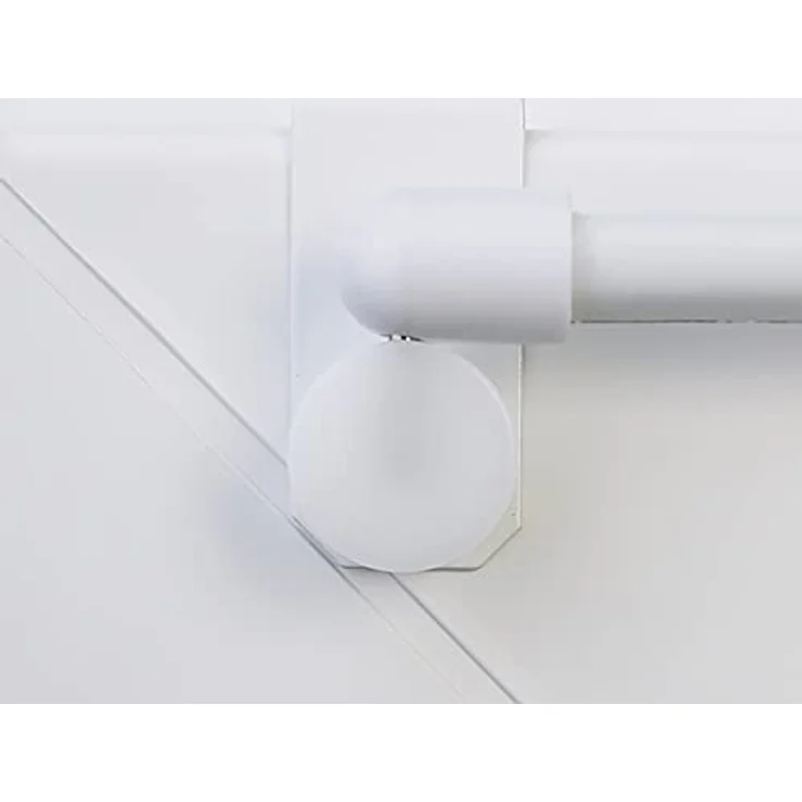 dekondo Fensterhaken Dekohaken Dekoklipp Fensterklipp Gardinenhaken, weiß, für einen Klemmbereich (Rahmenstärke des Fensters/Fensterdicke) von 10-25 mm - wählen Sie die richtige Größe beim Kauf aus, (10-St), oben oder seitlich am Fenster zu befestigen – Bild 6
