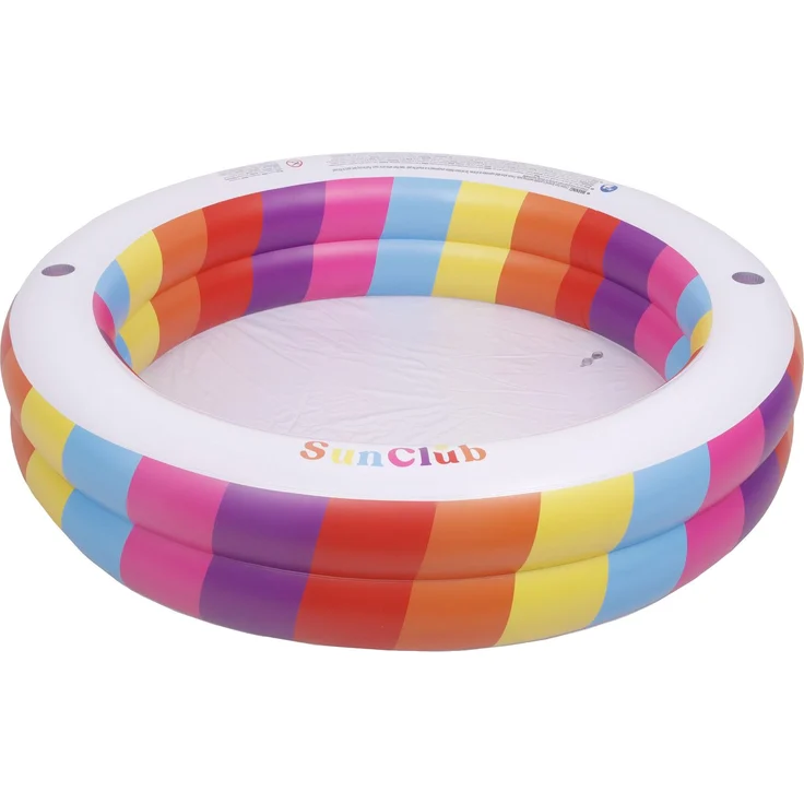 SunClub Planschbecken aufblasbar Familienpool rund - 187 x 187 x 42,5 cm, 425 L – Bild 1