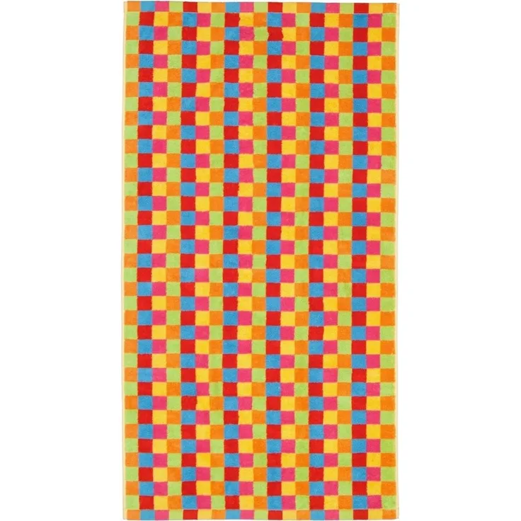 Cawö Handtücher Cawö Duschtuch Lifestyle Cube 7017, 25 Multicolour, Baumwolle (1-St)