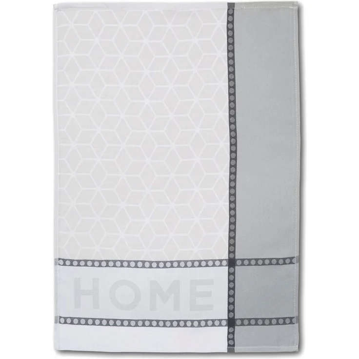 Dyckhoff Geschirrtuch HOME & KITCHEN, Maße je Tuch ca. 50x70 cm, aus 100% Baumwolle, (Set, 3-tlg), mit zwei verschiedenen Motiven – Bild 2