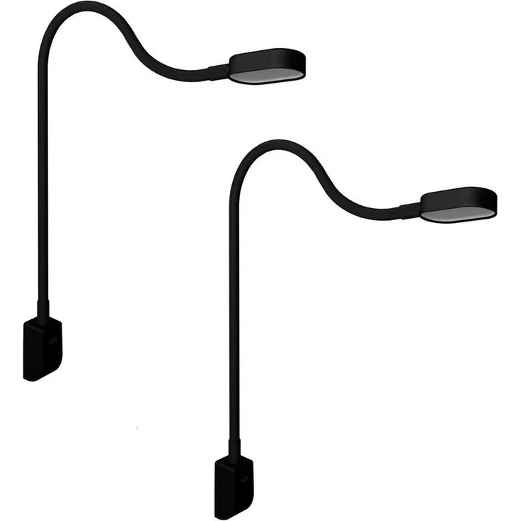 kalb Bettleuchte Ilios LED-Bettleuchte USB-C Wand- & Winkelmontage Flex Arm Dimmbar, Touch-Dimm-Schalter, Warmweiß – Bild 5