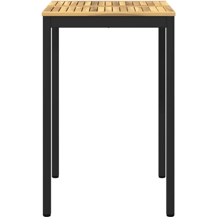 vidaXL Gartenbar-Tisch NAARDEN Weiß gewaschen und Schwarz 901774 – Bild 3