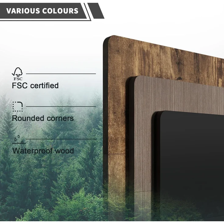 JUMMICO Schreibtisch höhenverstellbar mit 4 Memory-Funktionen, Schwarz, 140x80 cm – Bild 6