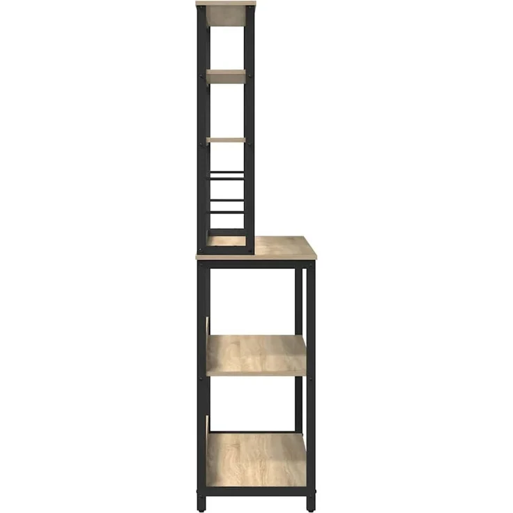 vidaXL Küchenregal Sonoma-Eiche 100 x 40 x 168 cm Holzwerkstoff 883893 – Bild 6
