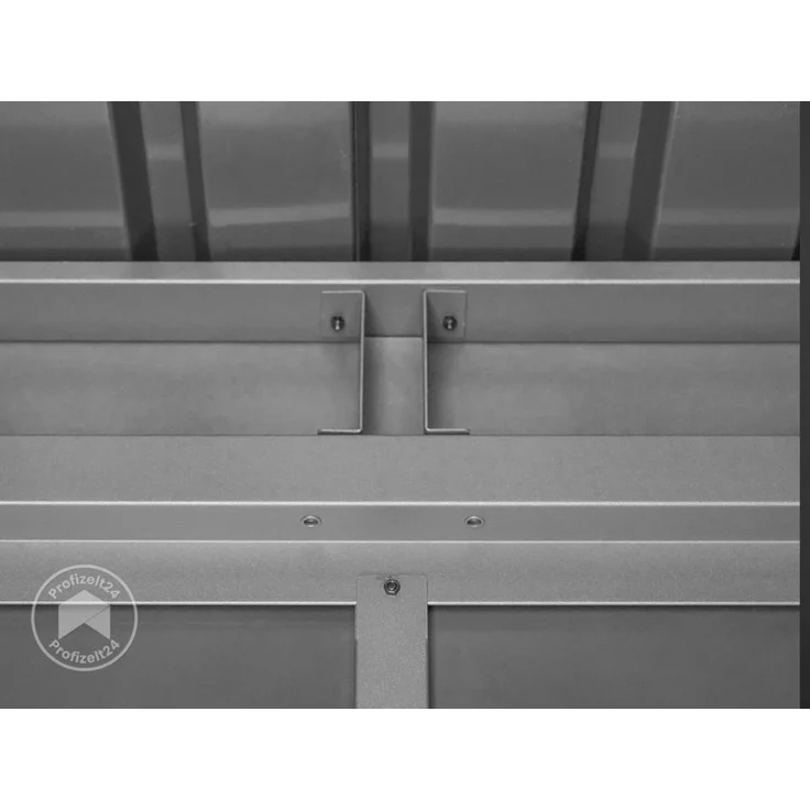 GFP Primeyard Gerätehaus Metall Gartenhaus 180x122x231 cm Geräteschuppen Pultdach anthrazit – Bild 7