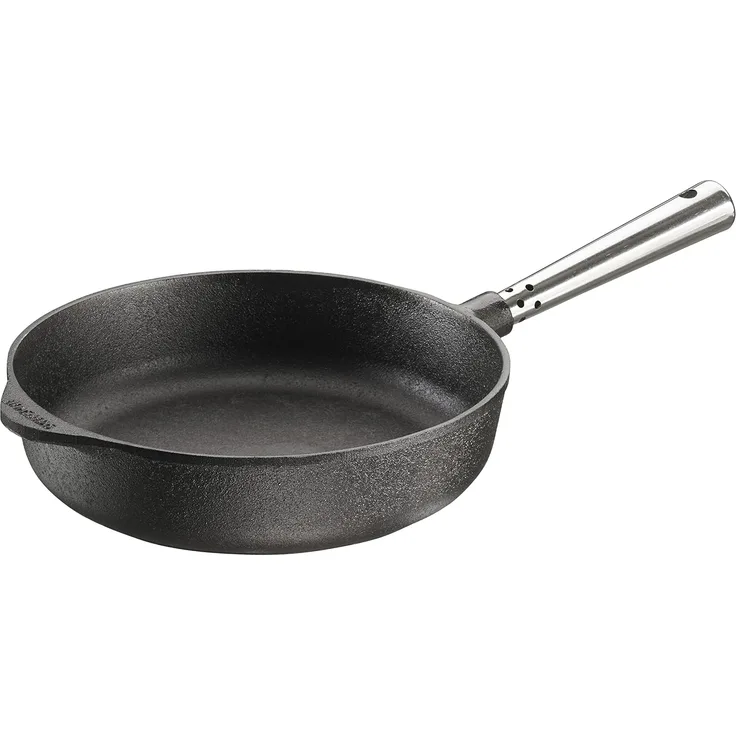 Skeppshult Sevierpfanne Professional Gusseisen mit Edelstahlgriff 25 cm - 25 bis 28 cm